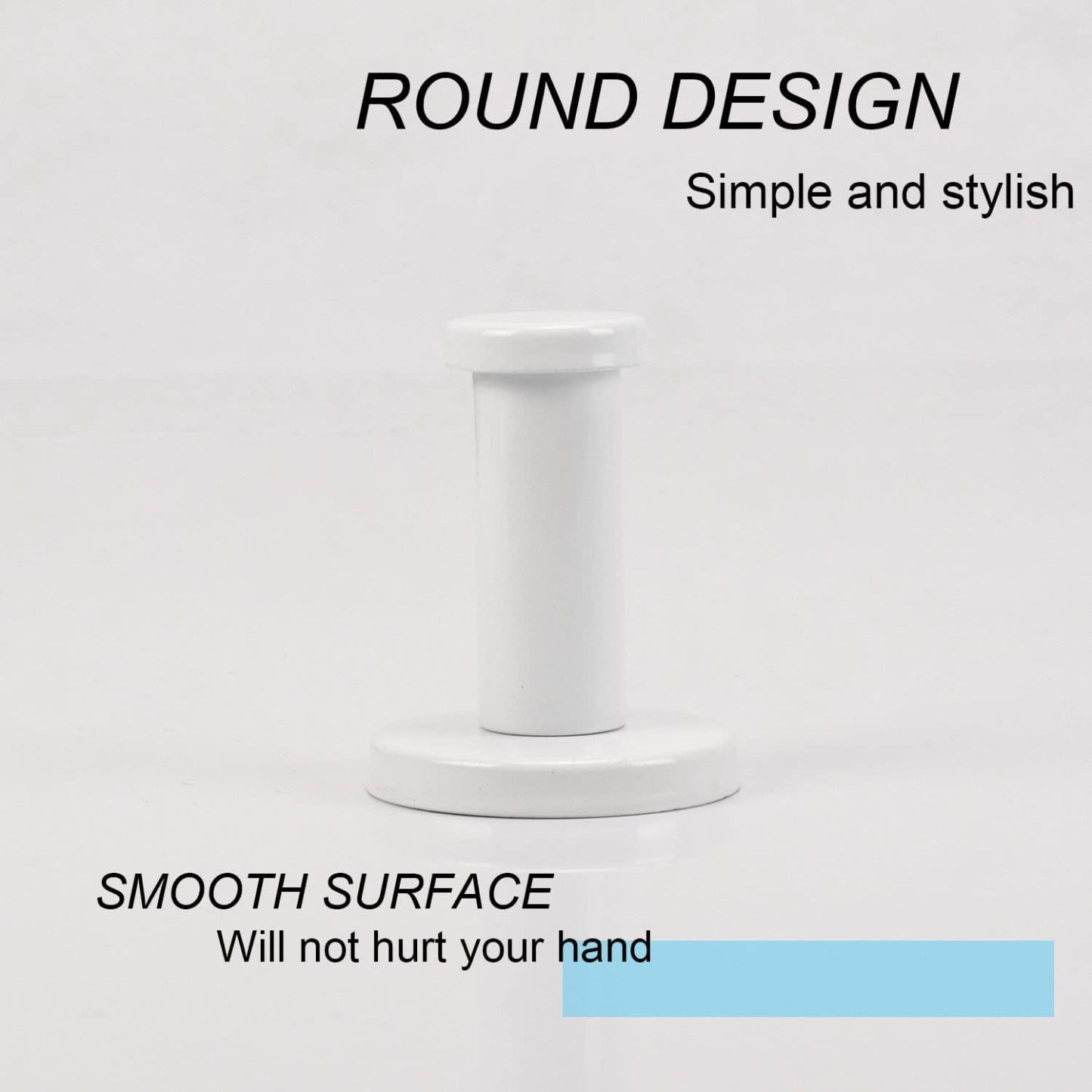 6 Pack Round Coat Hooks, Sturdy Wall Mounted Robe Hook, SUS 304 Stainless Steel Heavy Duty Clothes Hanger