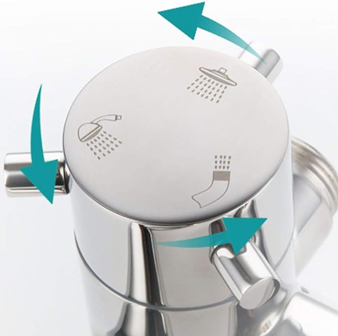 Sleek Mirror Shower Set 304 Stainless Steel, Hot and Cold, with Lifting Mirror and Bright Light