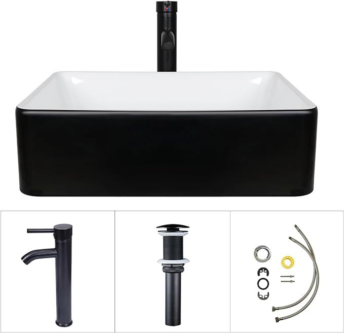 32-Inch Traditional Bathroom Vanity Set in White Finish, Single Bathroom Vanity with Marble Texture Top