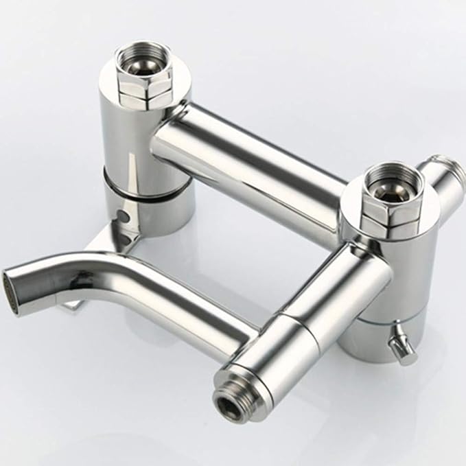 Sleek Mirror Shower Set 304 Stainless Steel, Hot and Cold, with Lifting Mirror and Bright Light