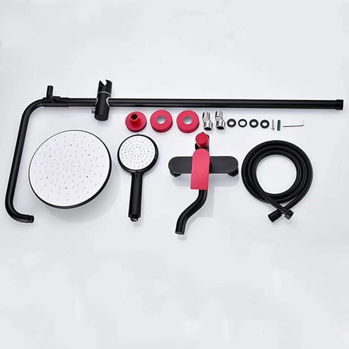 8 Inches Shower System with Hot and Cold Water Bathroom Shower Combo Set