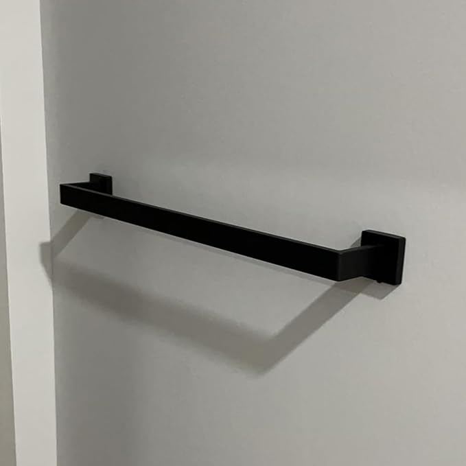 Black Towel Bar 24 Inch - SUS304 Stainless Steel Towel Rack Bathroom