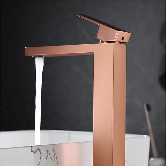 Bathroom Faucet High Bathroom Sink Faucet Brass Basin Mixer Tap Hot and Cold Water