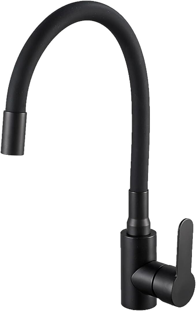 Kitchen Taps Black Black Kitchen Faucet Stainless Steel Hot Cold Water Mixer Tap