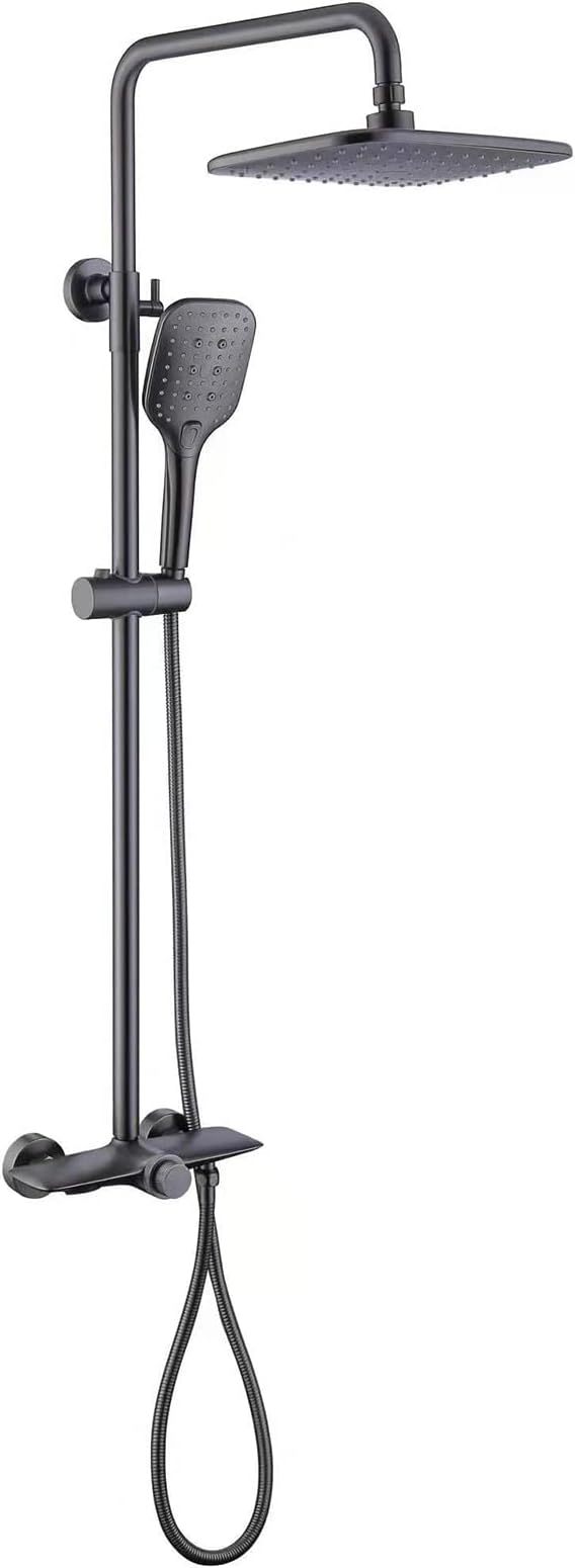 Shower System with 3 Functions Handheld Shower Faucet Set Wall Mounted