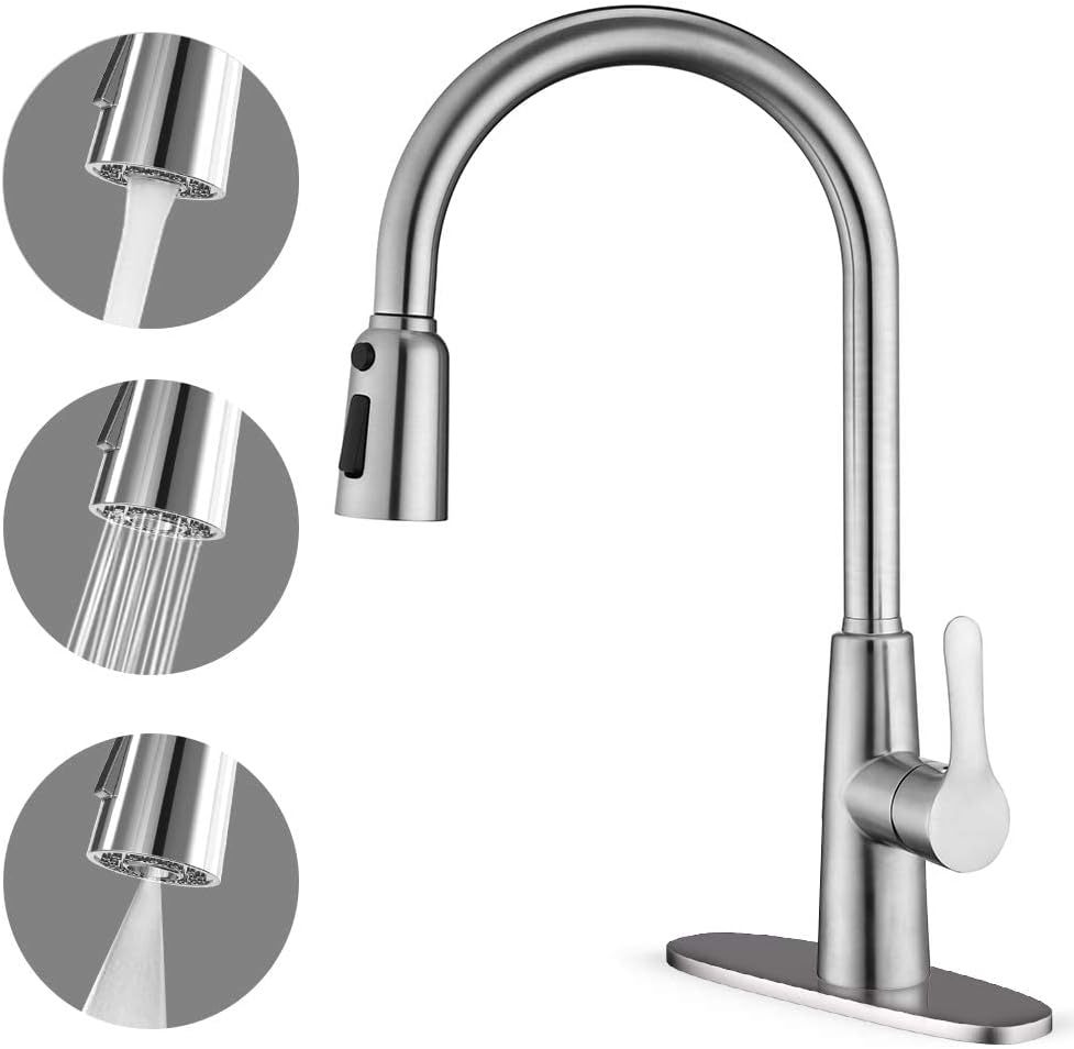 Kitchen Sink Faucet with Pull Out Sprayer