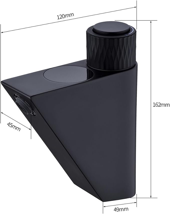 All Copper Hot and Cold Water LED Display Memory Thermostat Bathroom Sink Faucet