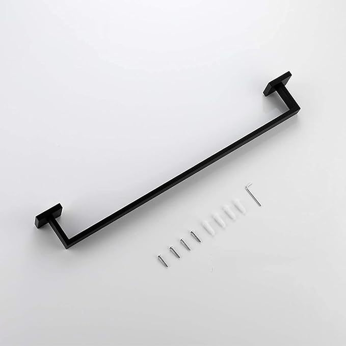 Black Towel Bar 24 Inch - SUS304 Stainless Steel Towel Rack Bathroom