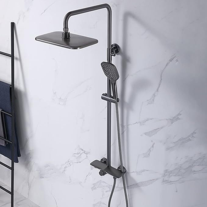 Shower System with 3 Functions Handheld Shower Faucet Set Wall Mounted