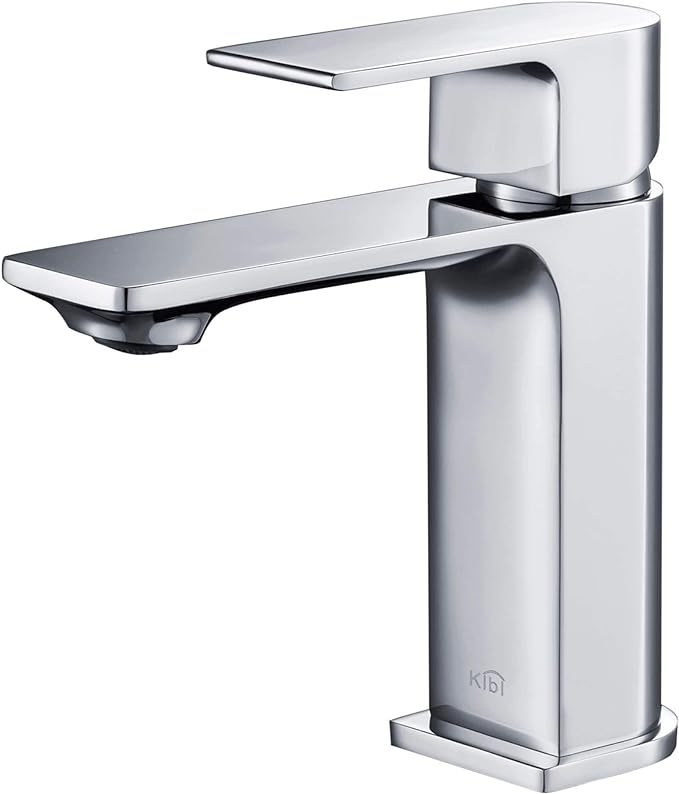 Single Handle Vanity Faucet for Bathroom Sink | Solid Brass High Arc Faucet