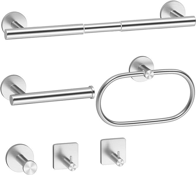 Bathroom Hardware Set, Brushed Nickel Bathroom Accessories