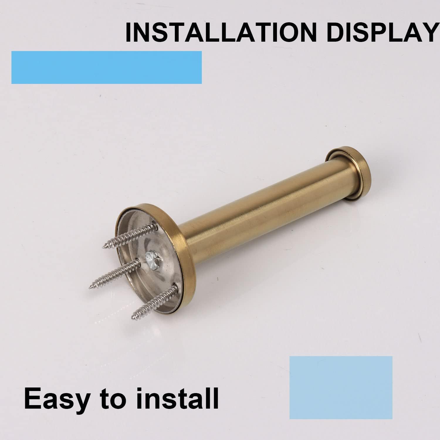 6 Pack Round Coat Hooks, Sturdy Wall Mounted Robe Hook, SUS 304 Stainless Steel Heavy Duty Clothes Hanger