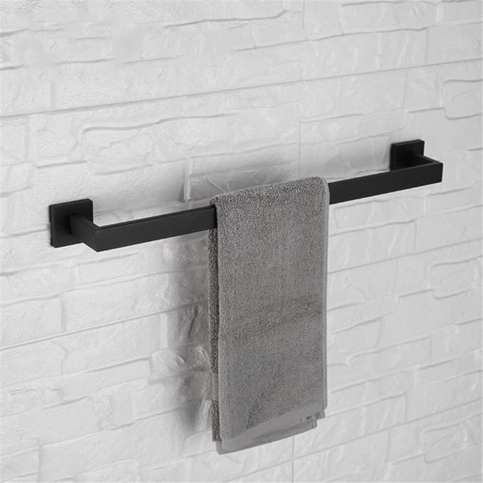 Black Towel Bar 24 Inch - SUS304 Stainless Steel Towel Rack Bathroom