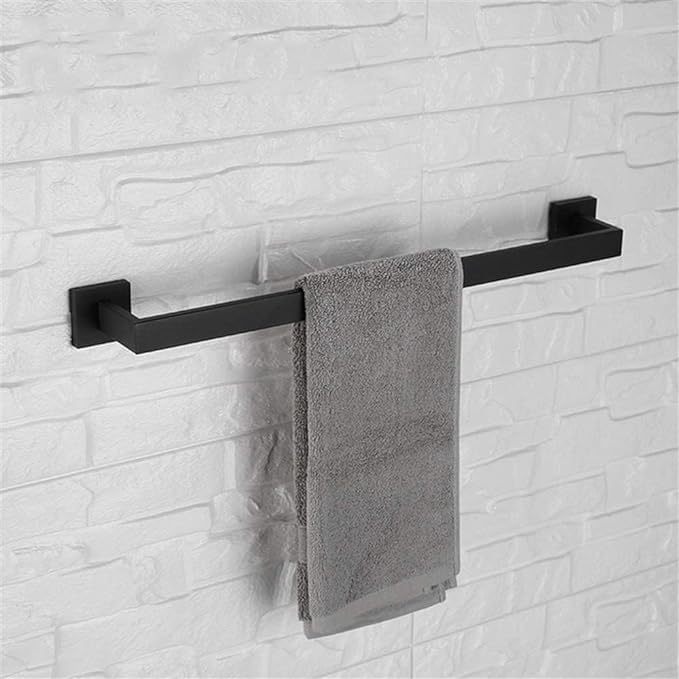 Black Towel Bar 24 Inch - SUS304 Stainless Steel Towel Rack Bathroom