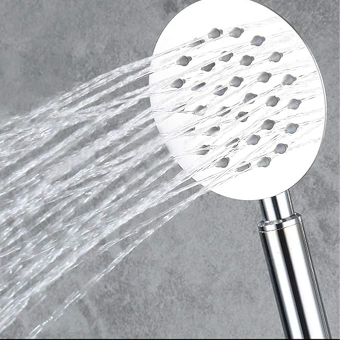 Sleek Mirror Shower Set 304 Stainless Steel, Hot and Cold, with Lifting Mirror and Bright Light