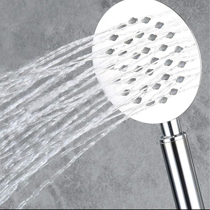 Sleek Mirror Shower Set 304 Stainless Steel, Hot and Cold, with Lifting Mirror and Bright Light