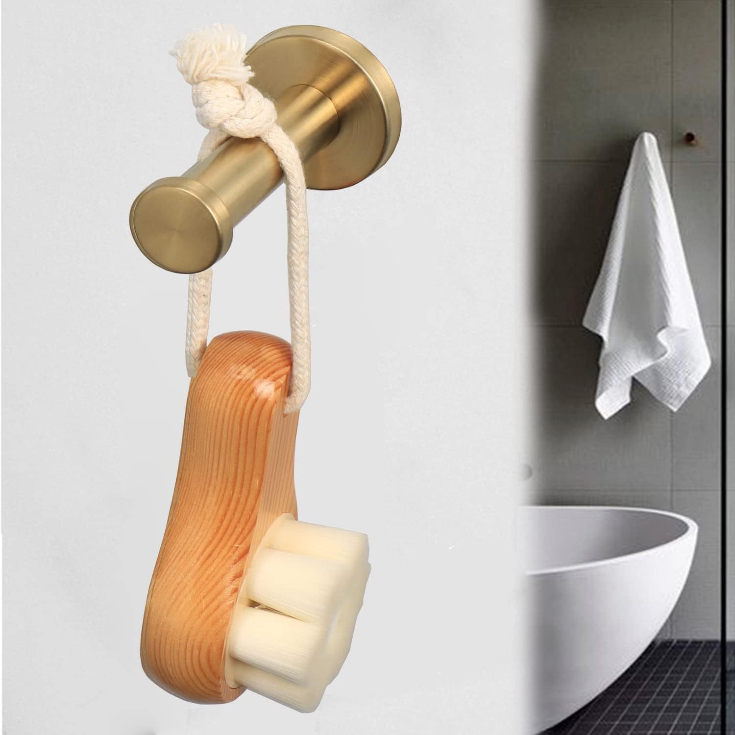 10 Pack Round Coat Hooks, Sturdy Wall Mounted Robe Hook, SUS 304 Stainless Steel Heavy Duty Clothes Hanger