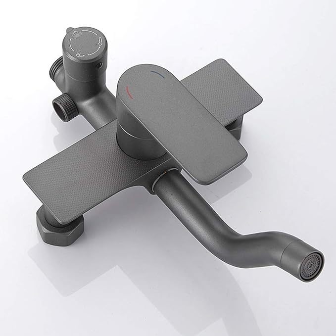 Shower System Dark Grey Bathroom Shower Combo Set