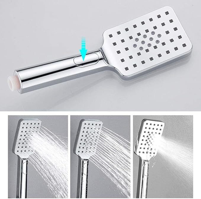 Bath Shower Mixer Set Shower System 10 Inch Square Rainfall Shower Head