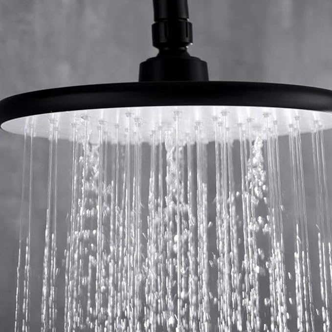 8 Inches Shower System with Hot and Cold Water Bathroom Shower Combo Set