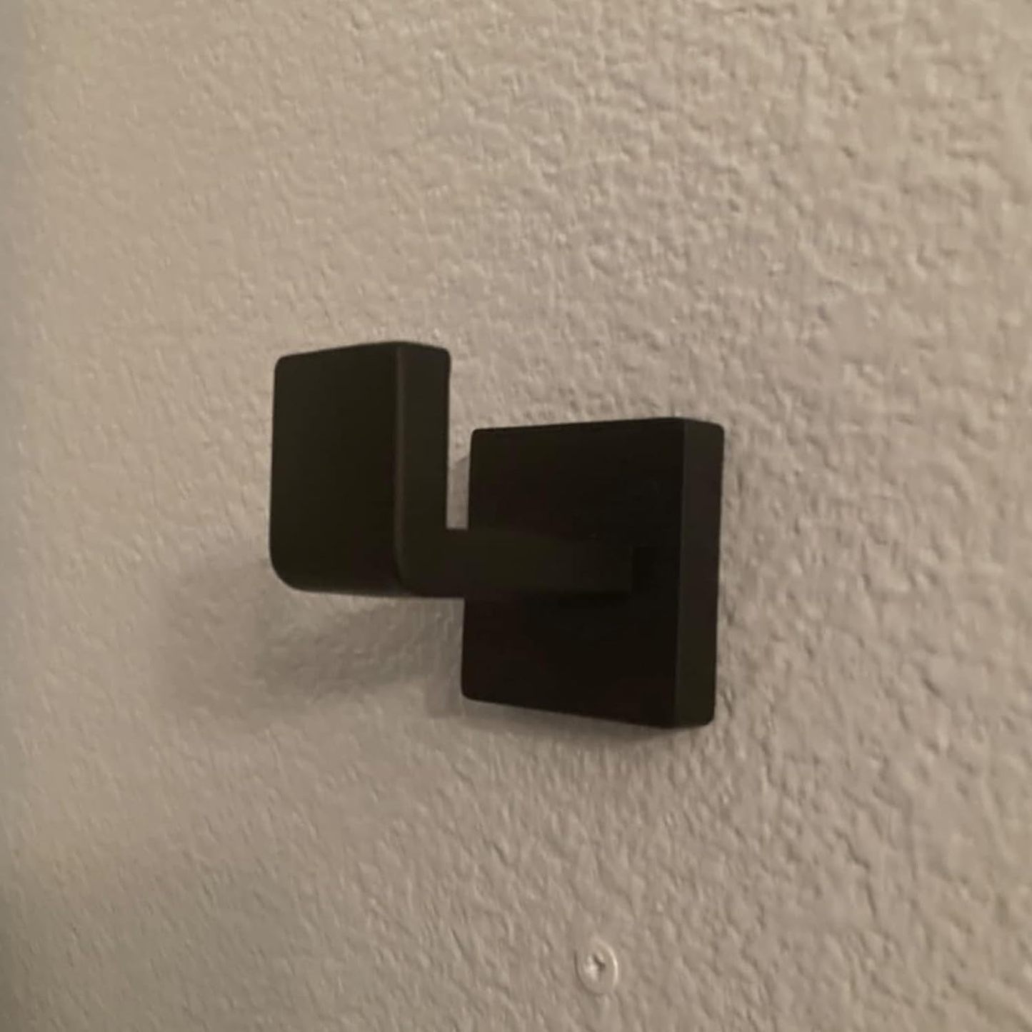 Bath Towel Hooks Matte Black - 2 Pack SUS304 Stainless Steel Bathroom Towel Hook