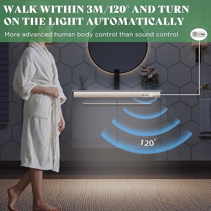 31" LED Floating Bathroom Vanity with Sink, High Gloss Single Sink Wall Mounted Bathroom Storage Vanity