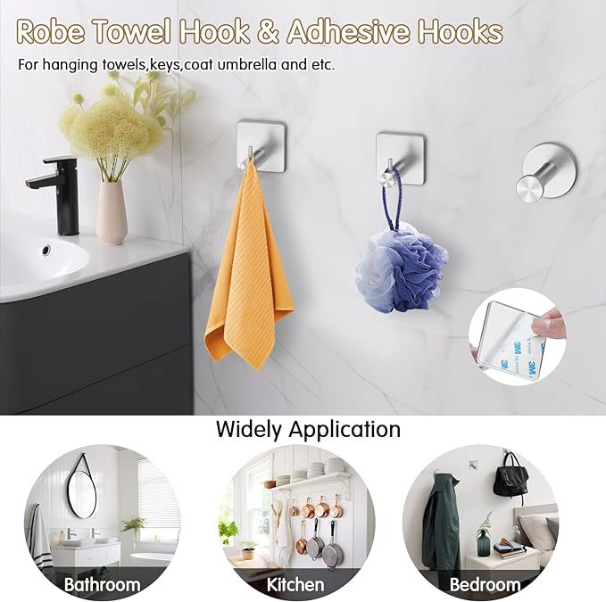 Bathroom Hardware Set, Brushed Nickel Bathroom Accessories