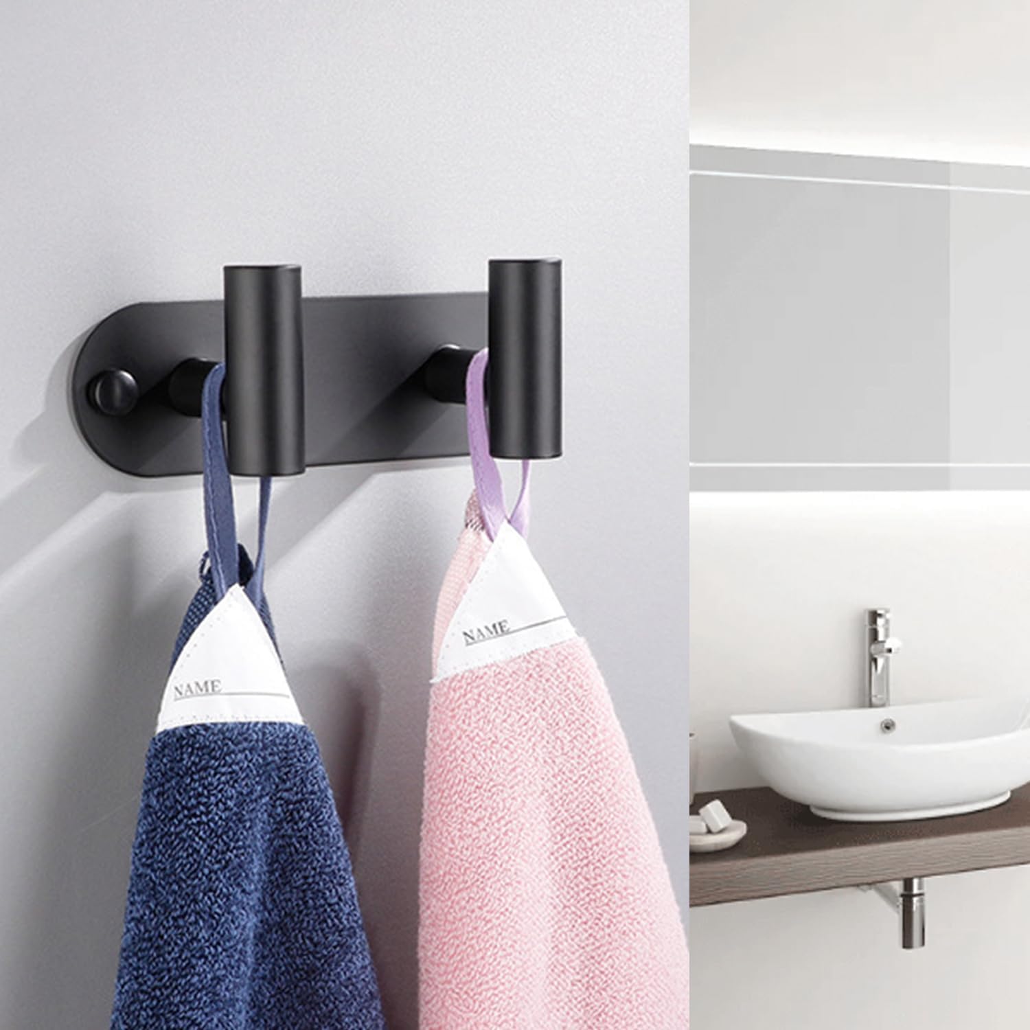Heavy Duty Towel Hooks Rack Wall Hooks for Hanging Clothes Jacket, Stainless Steel Coat Hanger for Bathroom