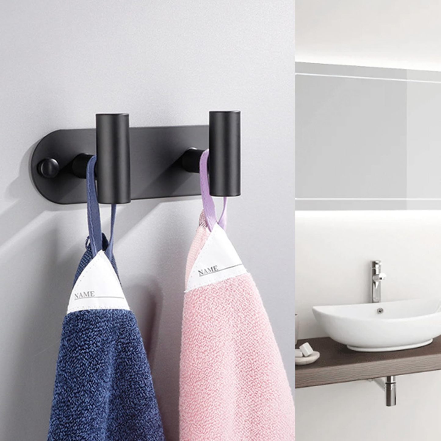 Heavy Duty Towel Hooks Rack Wall Hooks for Hanging Clothes Jacket, Stainless Steel Coat Hanger for Bathroom