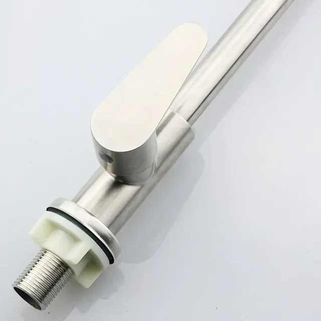 304 Stainless Steel Kitchen Faucet Water Purifier Single Lever Hole Tap Cold