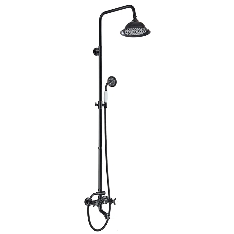 Brass Wall Mounted Outdoor Shower and Foot Wash Spout