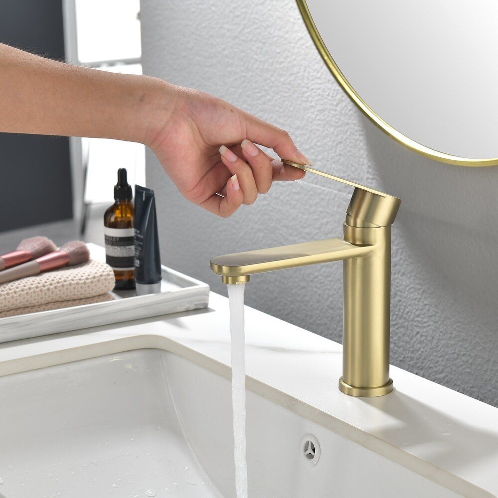Single Handle Single Hole Bathroom Faucet