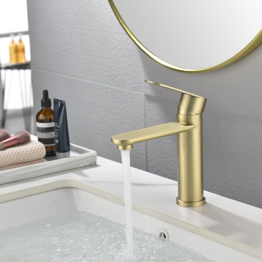 Single Handle Single Hole Bathroom Faucet