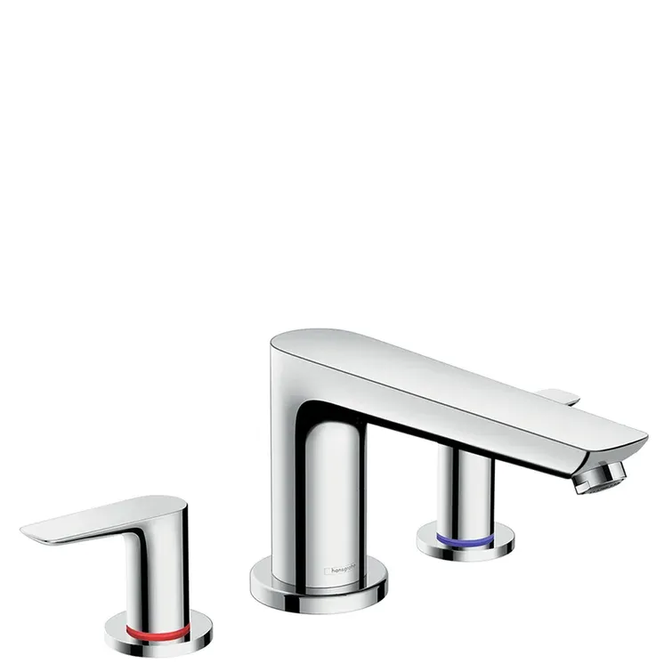 Double Handle Deck Mounted Roman Tub Faucet