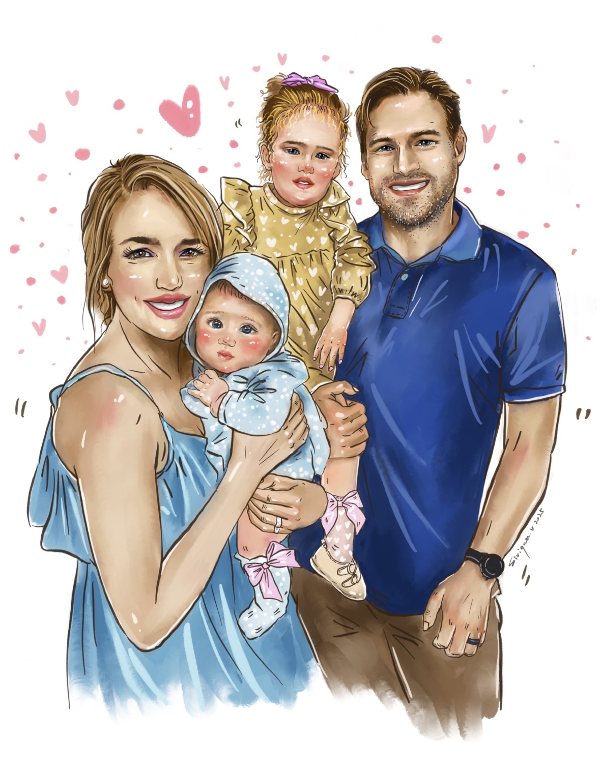 Mother's Grace: Timeless Portrait Art