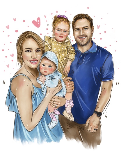 Mother's Grace: Timeless Portrait Art