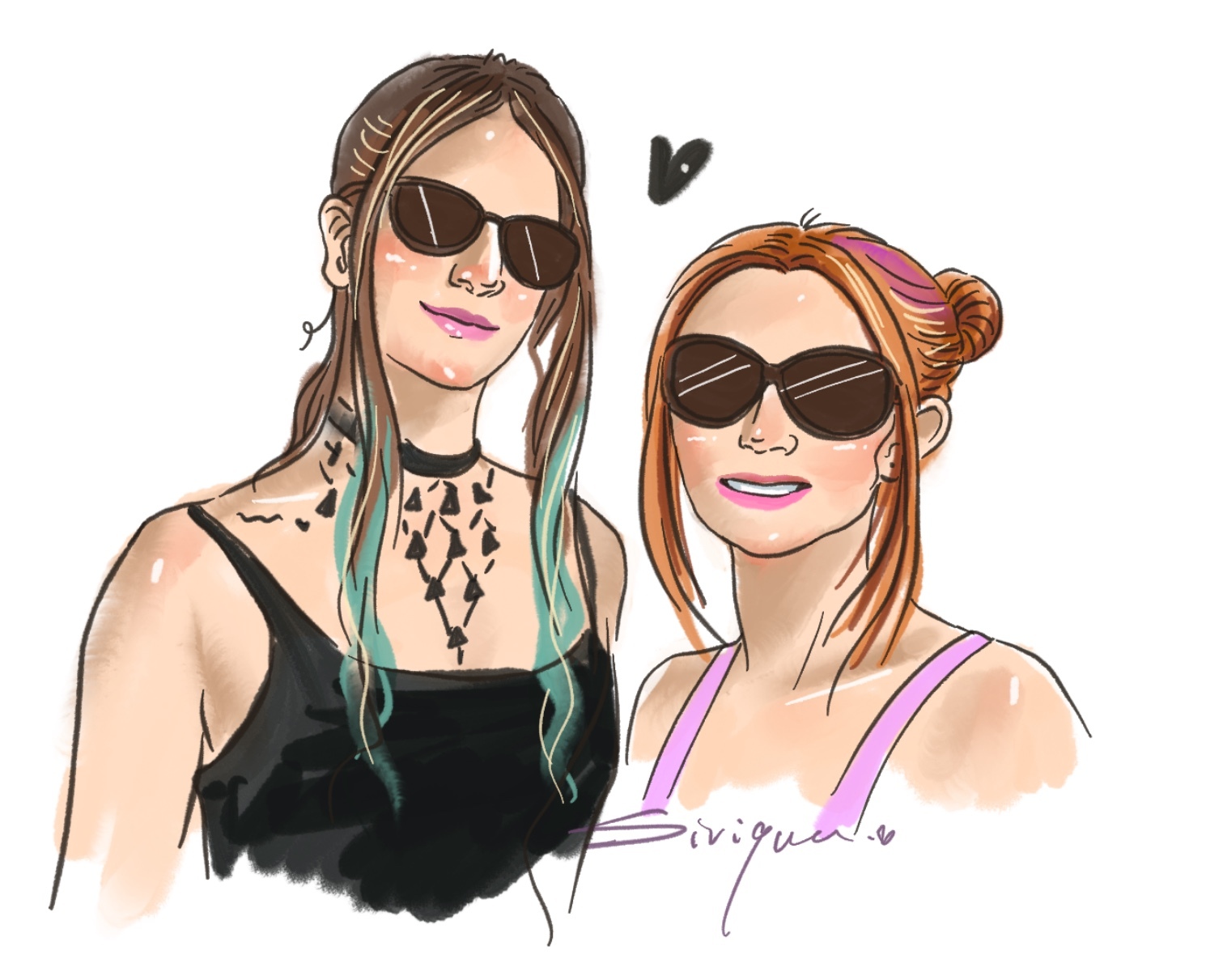 Love Eternal: Custom Couple Portrait Art