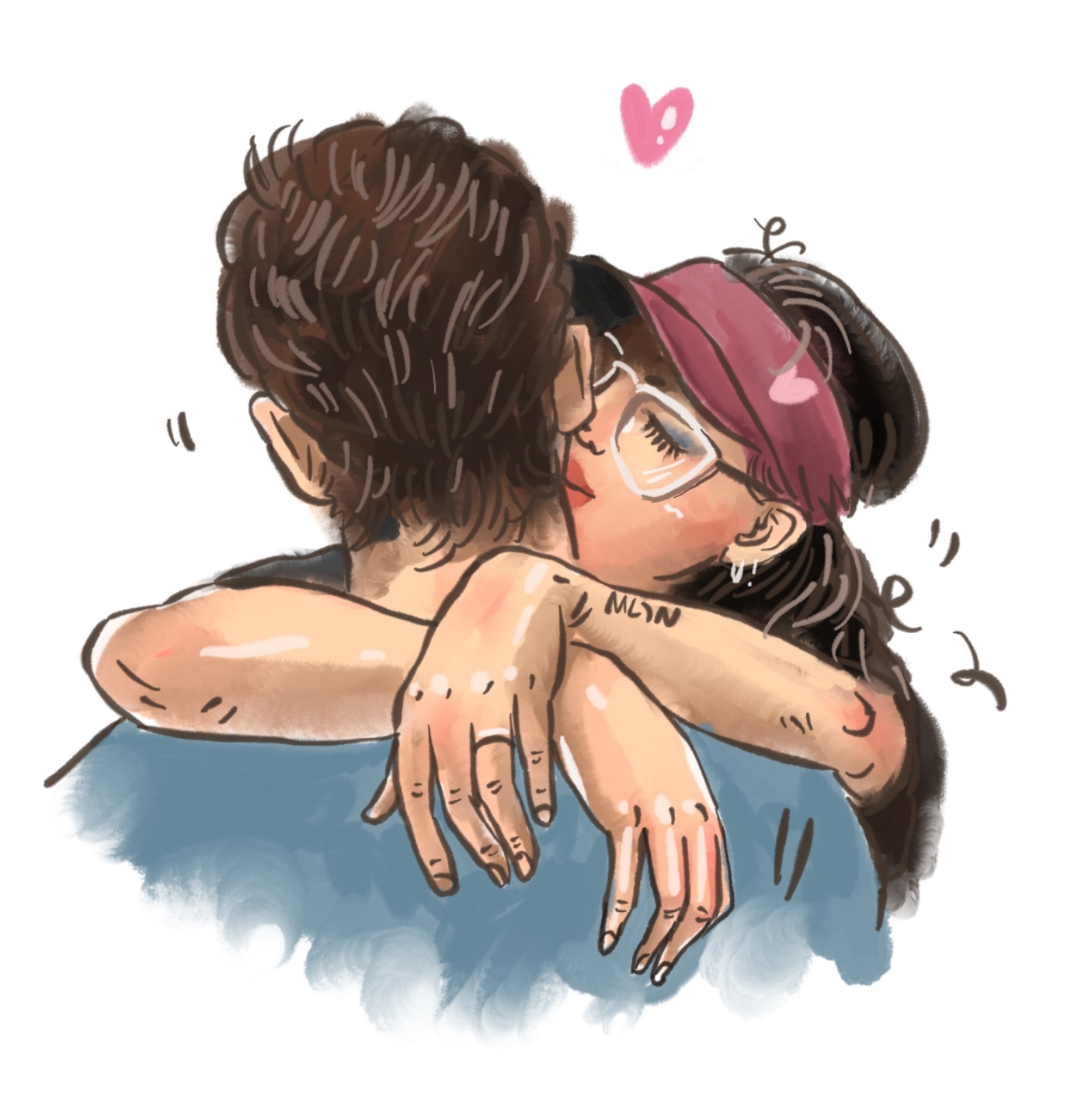 Love Eternal: Custom Couple Portrait Art