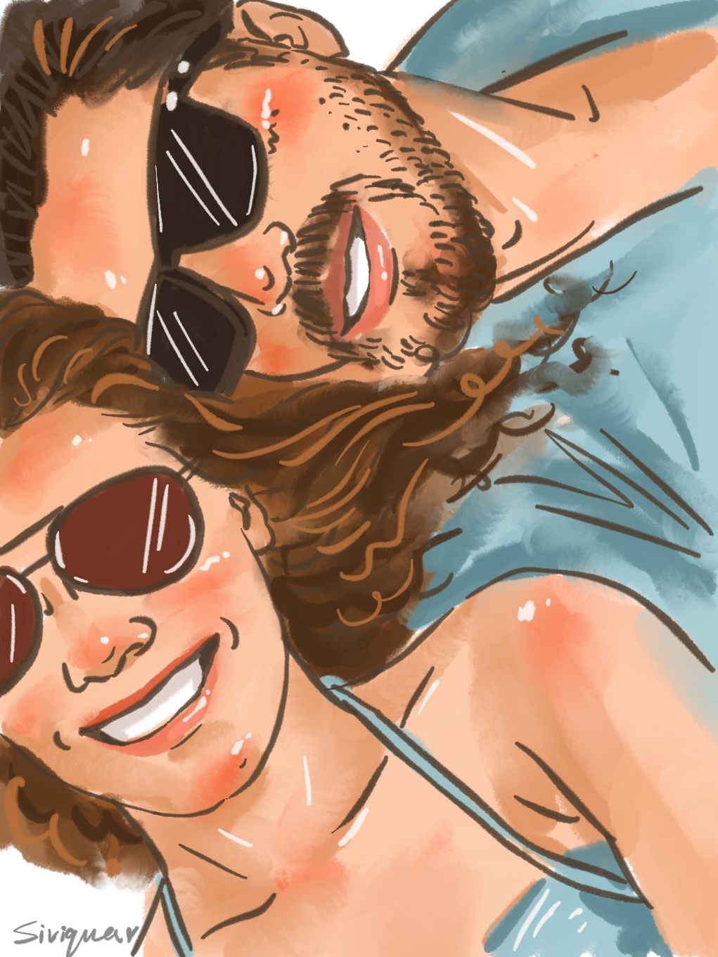 Love Eternal: Custom Couple Portrait Art