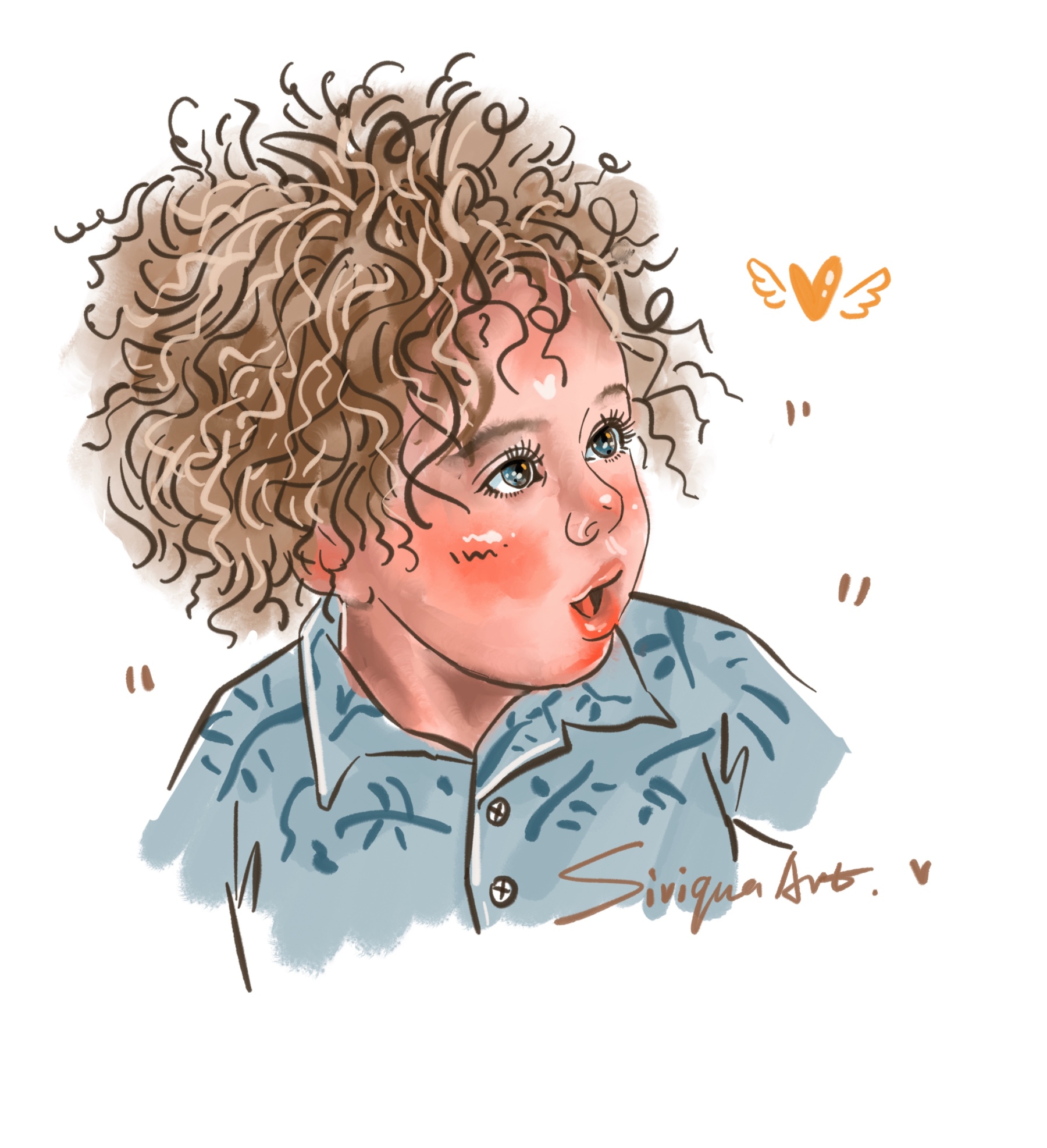 Little Joy: Hand-Painted Baby Portrait Art