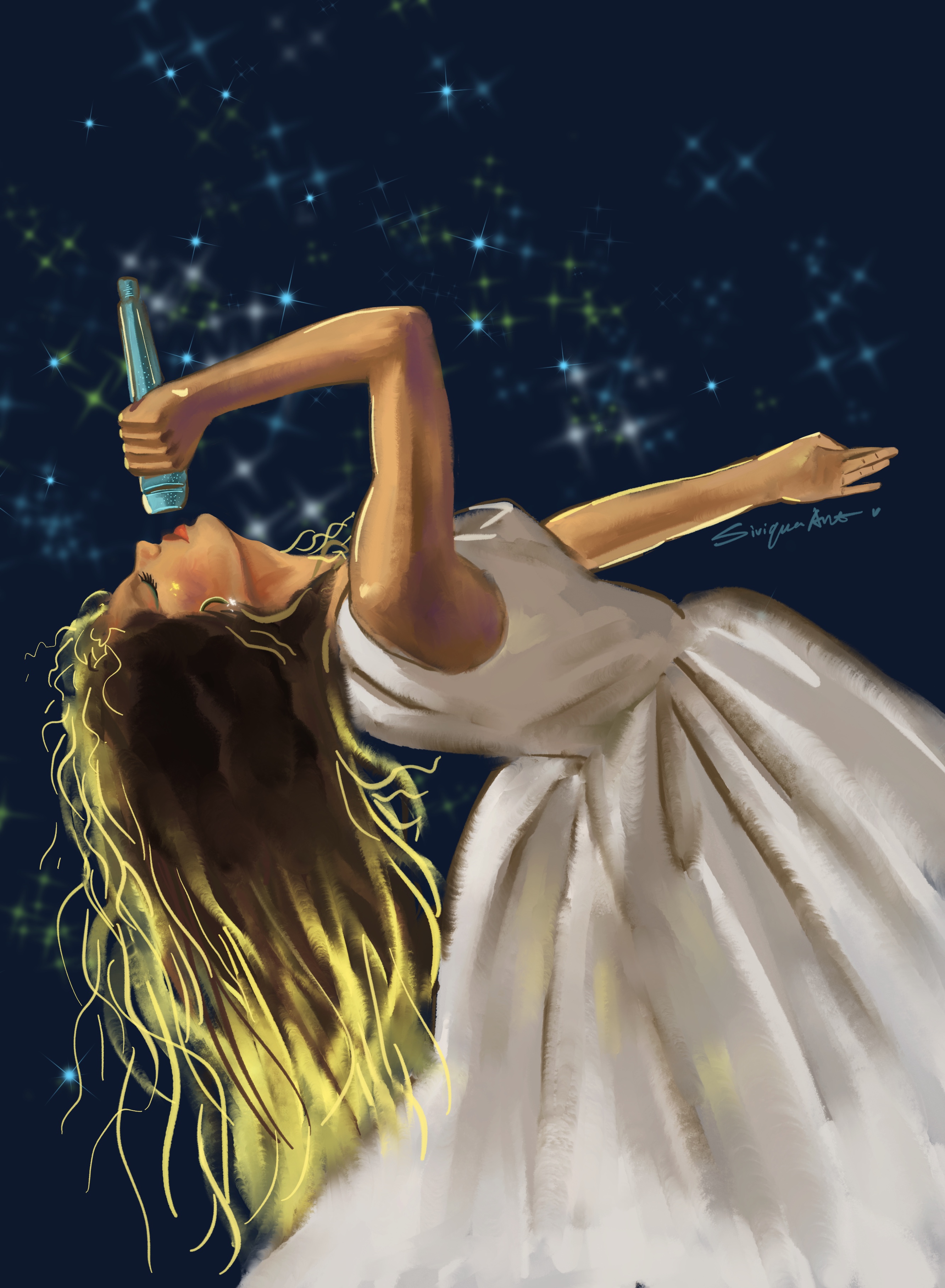 Starlight Legacy: Custom Celebrity Portrait Art