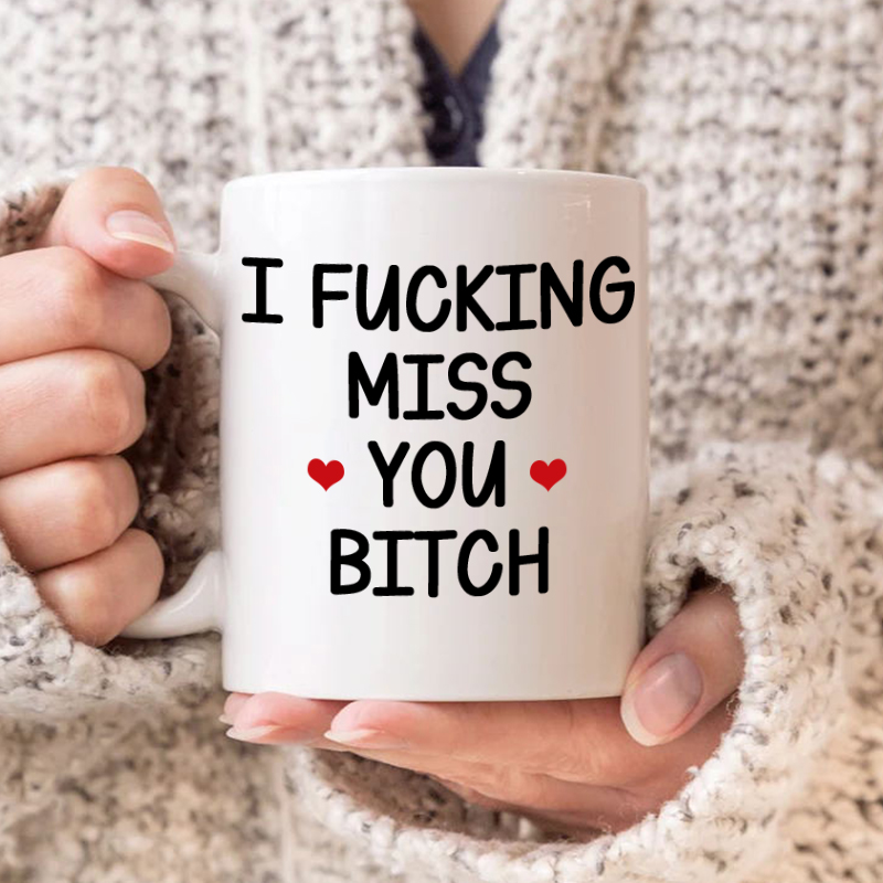 I FUCKING MISS YOU BITCH mug