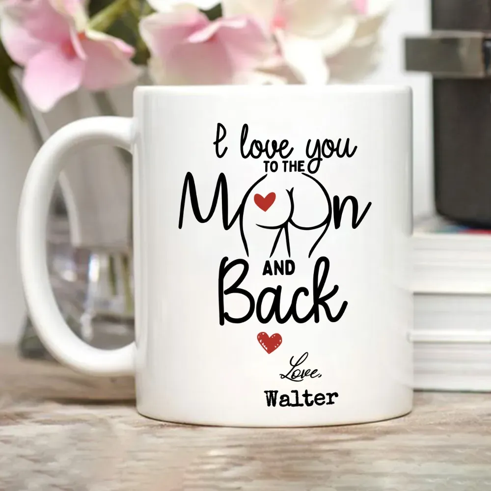 To The Moon - Personalized Custom Coffee Mug