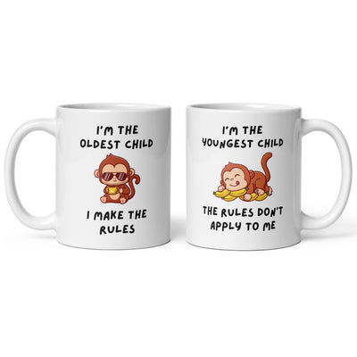 Cheeky Monkey Sibling Mugs