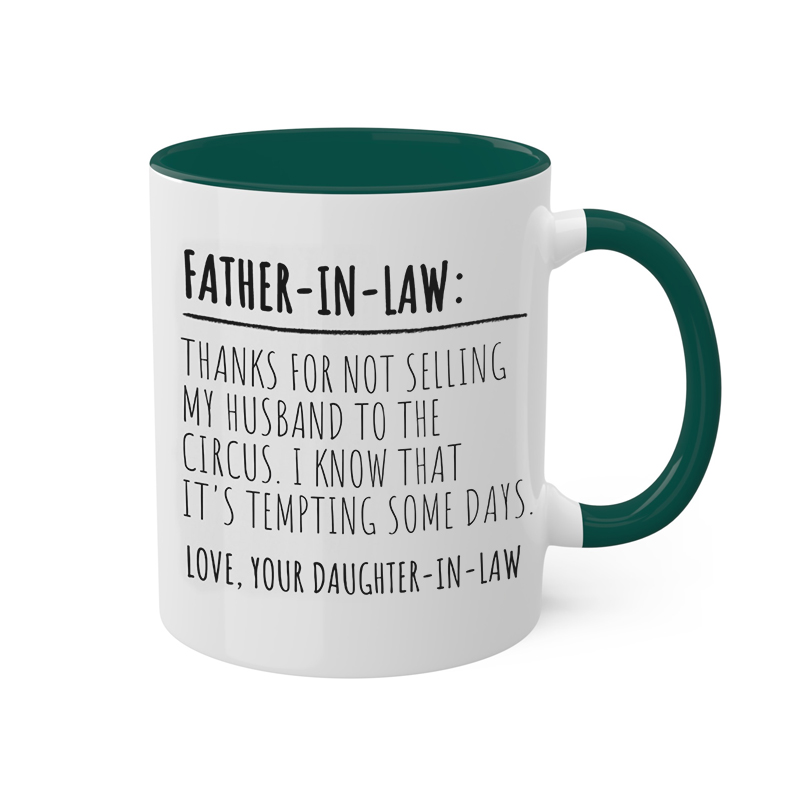 Funny Father in Law Gift from Daughter in Law Mug