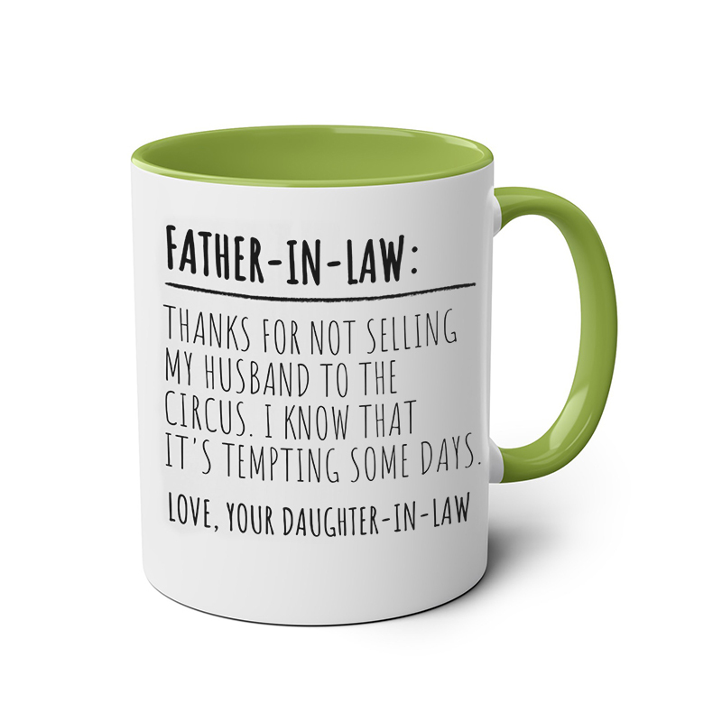Funny Father in Law Gift from Daughter in Law Mug