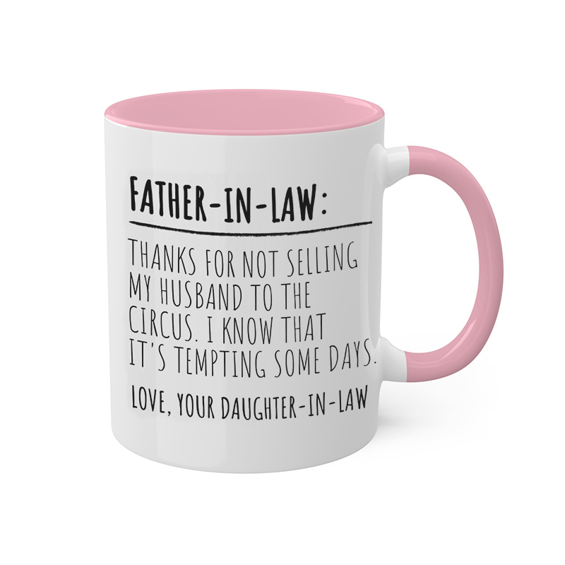 Funny Father in Law Gift from Daughter in Law Mug