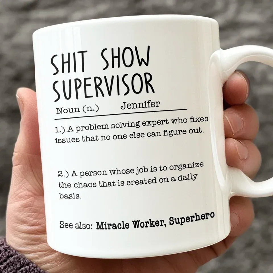 Handles Chaos Like A Pro - Friend Personalized Custom Mug