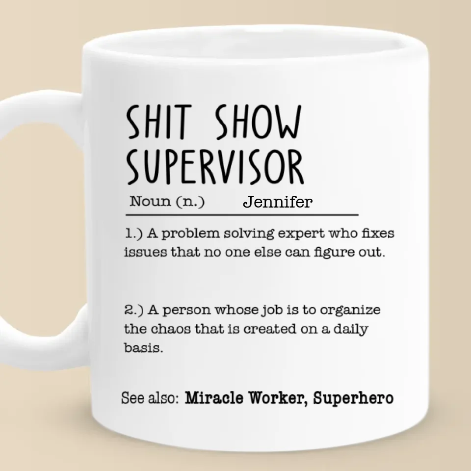 Handles Chaos Like A Pro - Friend Personalized Custom Mug