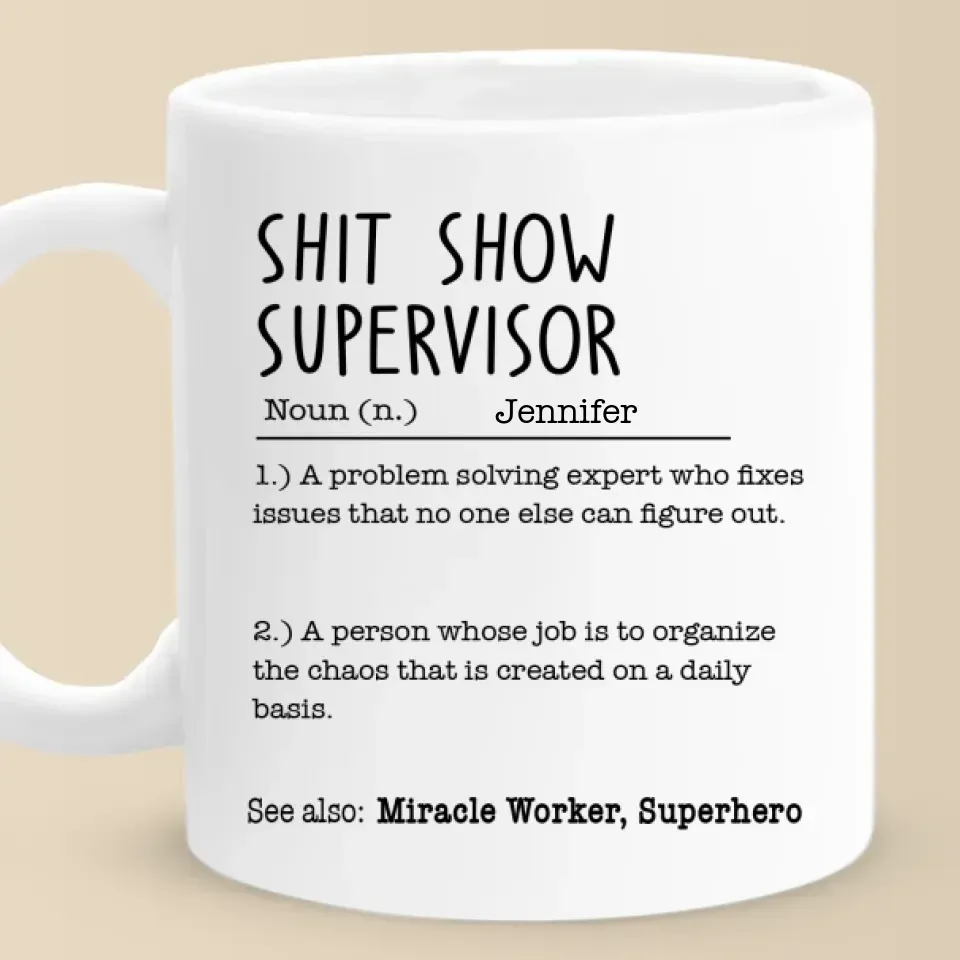 Handles Chaos Like A Pro - Friend Personalized Custom Mug